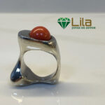 anillo pez y coral rojo toma 3